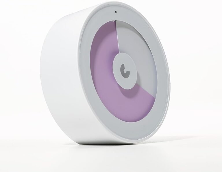 Minee Timer 4 – Customizable Visual Timer for Kids, Pomodoro Classroom, Productivity Timer with Auto Repeat, Bluetooth Sync, Kitchen Manual Clock, Desk Study Timer (Lilac Snow)