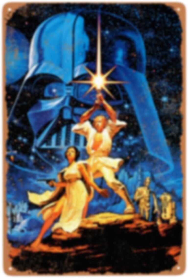 ZTTN Vintage Classic Movie Retro Star Knights Film Posters Home Man Cave Theater Teens Kids Bathroom Studyroom Room Decor 8×12 Inches