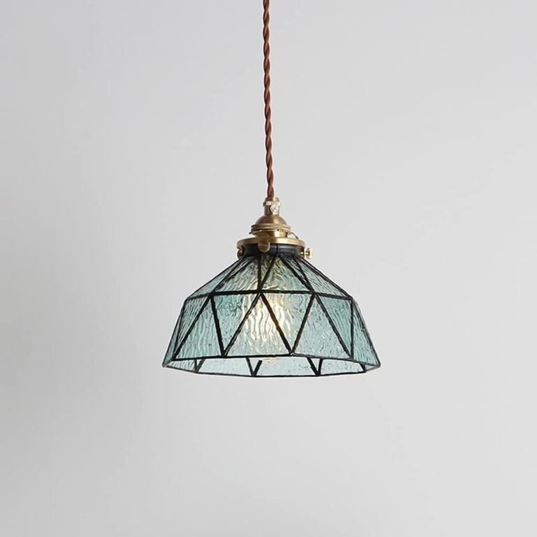 Nordic Modern Pendant Light Bronze Hanging Lamps Height Adjustable Craft Suitable for Studyroom Ceiling, Dining Room, Restaurant, High-end Atmosphere Suspension Lamp (Color : Green Jade)