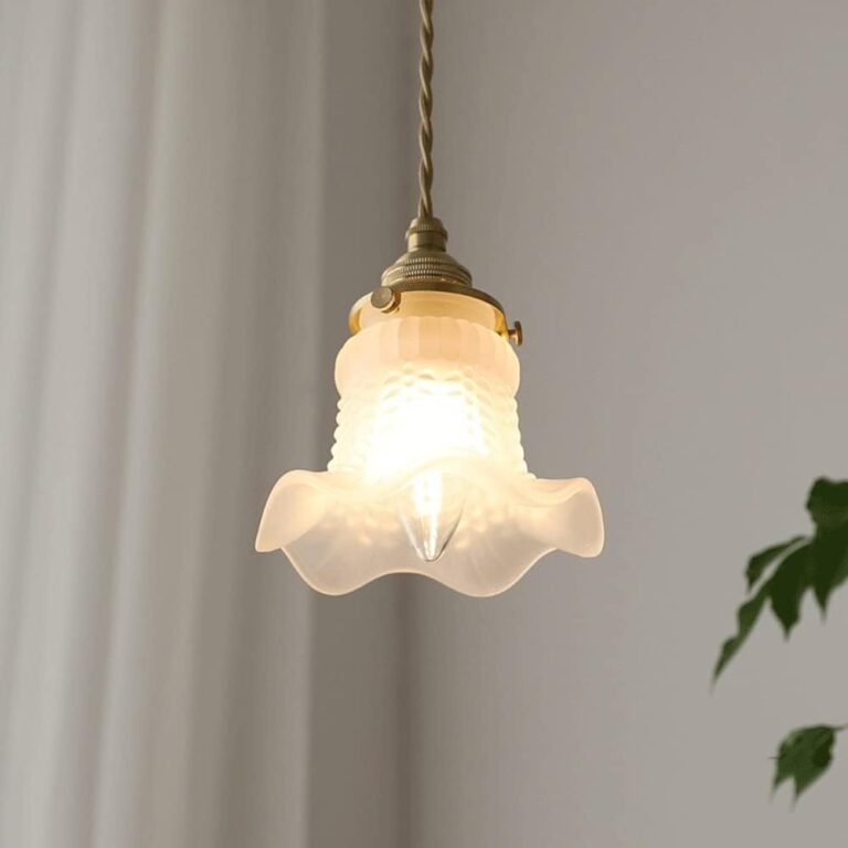 Chandelier, European Modern Hanging Lights Glass Height Adjustable Pendant Lamps Base Chandelier V-intage Farmhouse Suitable for Studyroom Porch Aisle Suspension Lamp