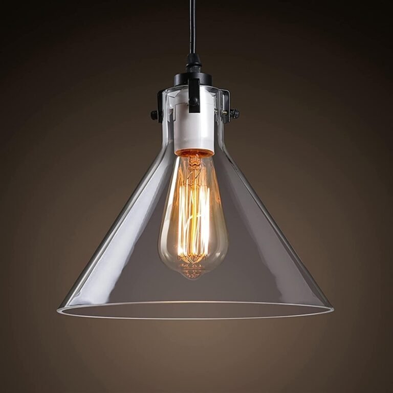TCHAU Nordic Modern Pendant Light Glass, Iron Hanging Light Height Adjustable Craft Suitable for Studyroom Cafe Hallways, Creativity Luxury Suspension Lamp