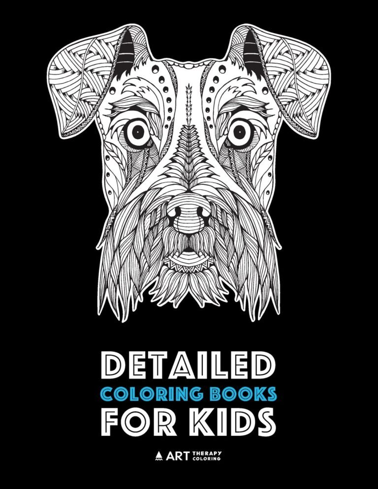 Detailed Coloring Books For Kids: Zendoodle Animal Designs; Lion, Tiger, Elephant, Giraffe, Deer, Fox, Dog, Horse, Unicorn, Birds, Butterflies & More; … Pages For Older Kids; Anti-Stress Designs