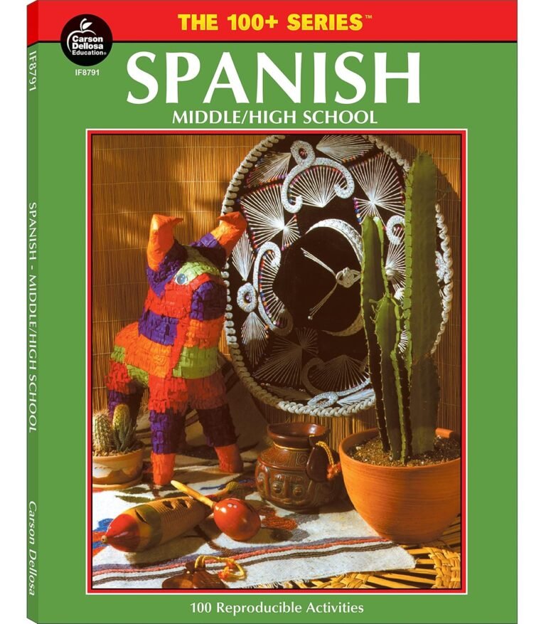 Carson Dellosa Skills for Success: Grades K-5 Elementary Spanish Workbook, Alphabet, Numbers, Sight Words, and Other Spanish Vocabulary With … or Classroom Curriculum (Volume 18)