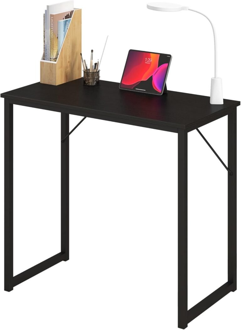 32 Inch Computer Desk,Small Home Office Study Desk for Bedroom Laptop Table Workstation Dining Gaming Table for Home Office,Black