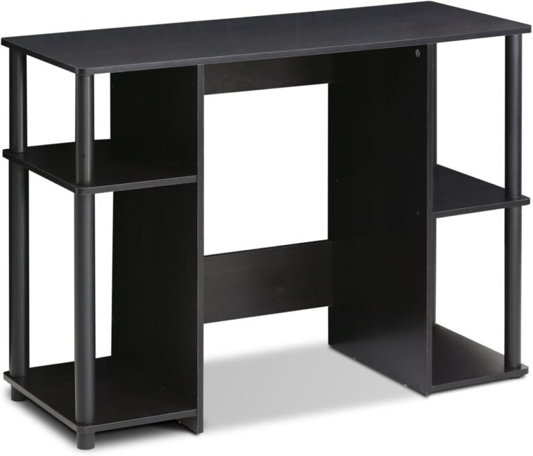 Furinno JAYA Computer Study Desk,Open Storage, Espresso