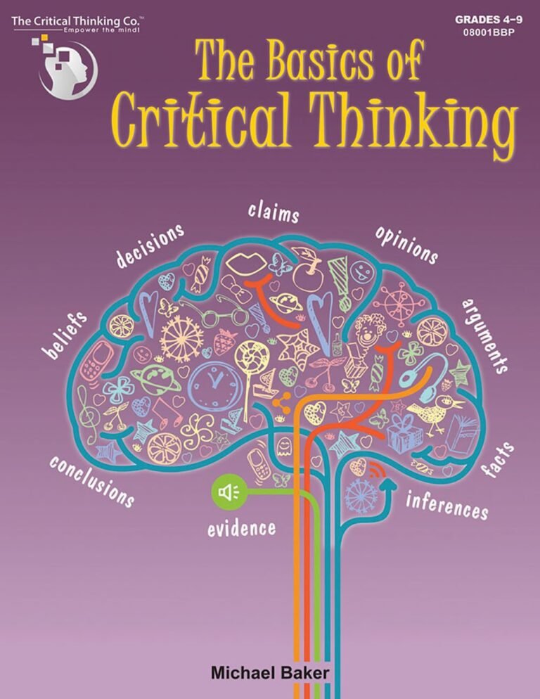 The Basics of Critical Thinking Workbook – Lessons and Activities (Grades 4-9)
