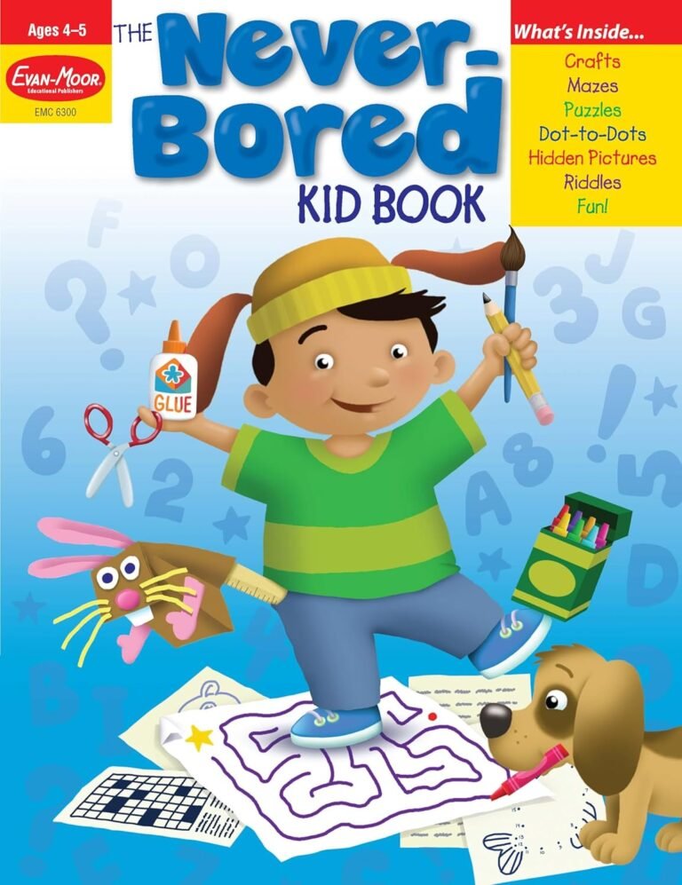 The Never-Bored Kid Book, Ages 4-5