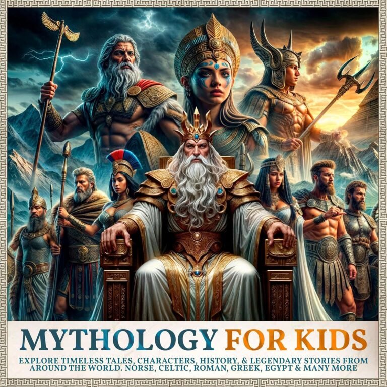 Mythology for Kids: Explore Timeless Tales, Characters, History, & Legendary Stories from Around the World. Norse, Celtic, Roman, Greek, Egypt & Many More