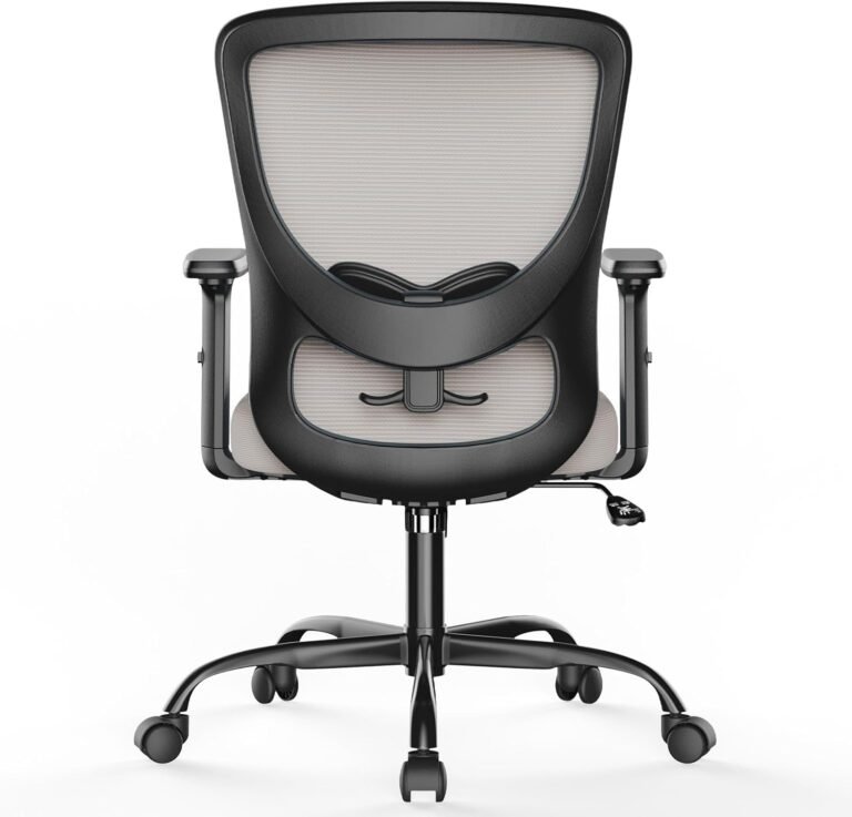 Office Chair, Ergonomic Desk Chair with Adjustable High Back, Breathable Mesh Computer Chair with Adjustable Armrests, Rolling Swivel Comfy Task Chairs, Executive Chair for Home Office