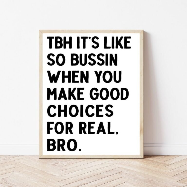 NATVVA It’s Like So When You Make Good Choices For Real Wall Art Poster Canvas Prints Funny Science Rules Sign Painting Picture Artwork Middle School Classroom Slange Decor Girl Nursery No Frame