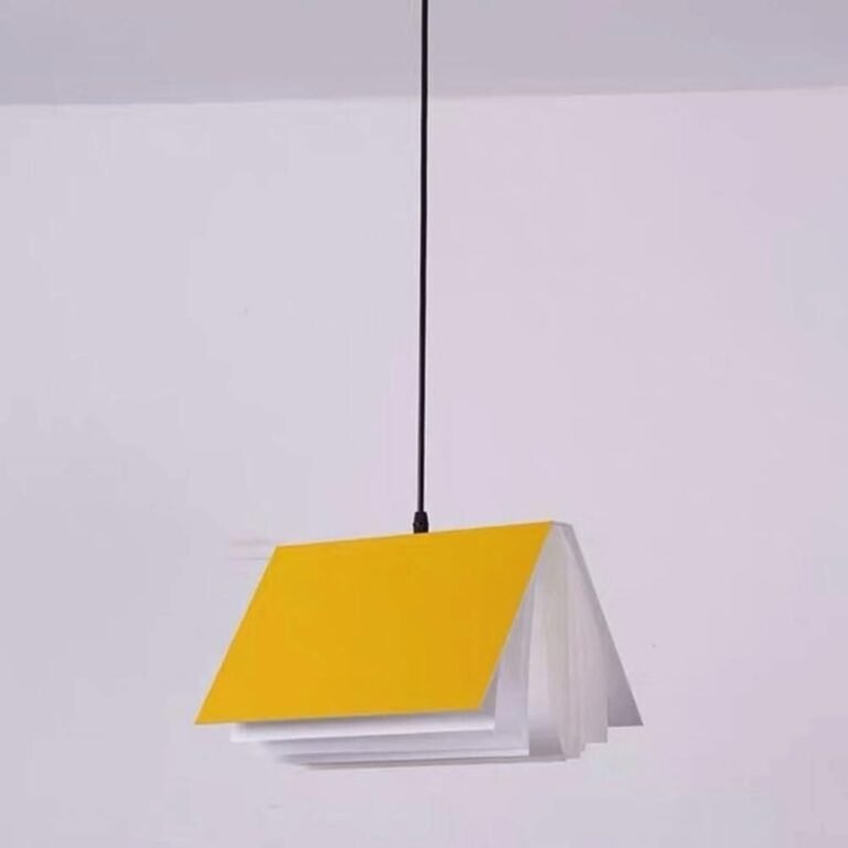 Pendent Lamp Creative Book Shape Chandelier, E27 Base Colorful Pendant Lighting Lighting Fixtures, Free Combination Ceiling Hanging Lamp, for Kitchen Island Dining Room Study Reading Room(Painted Butt