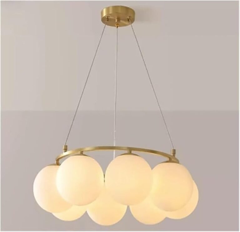 Modern Creative Ball Pendant Lights, Nordic Personality Multi-Head Chandelier for The Dining Room Bedroom Gallery Farmhouse Villa Meeting Area Attic(8heads)