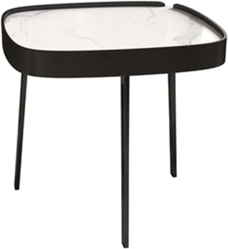 End Table Side Tables Minimalist Coffee Table Size Combination Modern Minimalist Small Apartment Oval Corner Table Coffee Table Living Room (Color : White) (White)