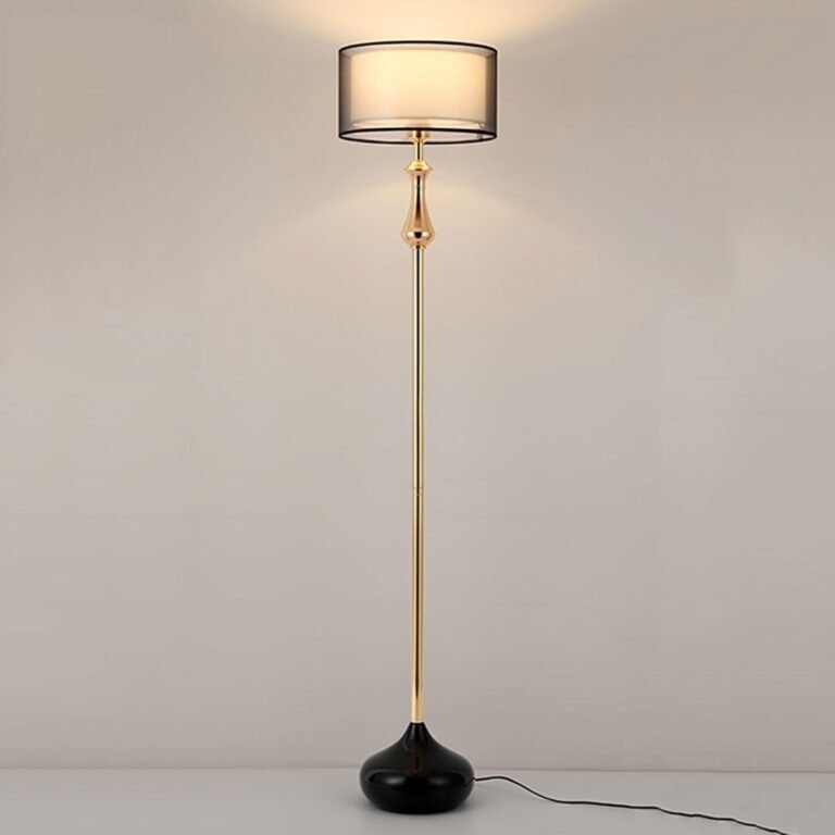 Classic Living Room Bedroom Bedside Floor Lamp E26 3 Color Tone Light Translucent Fabric Standing Lamp Hallway Study Office Torchiere Tea House Hotel Front Desk Coffee Shop Lighting Fixture