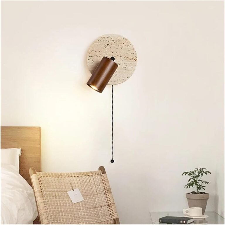 Living Room Decoration LED Light Modern Warm Study Room Wall with Switch Rotating BedHead Reading Wall Lamps