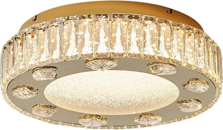 Crystal Dining Room Lights Home Study Lights Master Bedroom Warm Colour Ceiling Lights Bedroom/Living Room Ceiling Lights, Modern