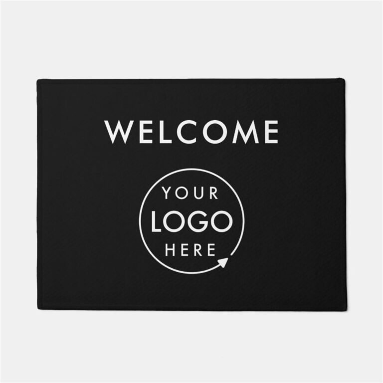 Custom Welcome Doormat, Business Logo Professional Doormat Modern Carpet ​for Home Decoration Area Rug