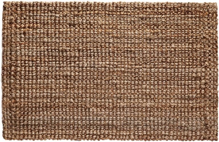 IRONGATE Jute Handspun Area Rug – Premium Jute Handwoven Reversible Chunky Textured Tan Beige Neutral Throw Accent Rug Carpet – Rustic Farmhouse Living Room Bedroom Den Study Décor -24″ x 36″ Natural