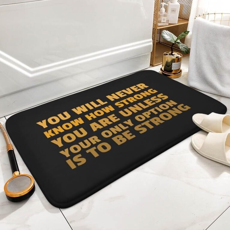 Merry Christmas Tree Doormat Xmas Winter Front Door Mat Non-Slip Rectangle Rubber Floor Mat for Indoor Outdoor Home Kitchen Entrance Porch Living Room Study Playing Carpet 20×32 inch
