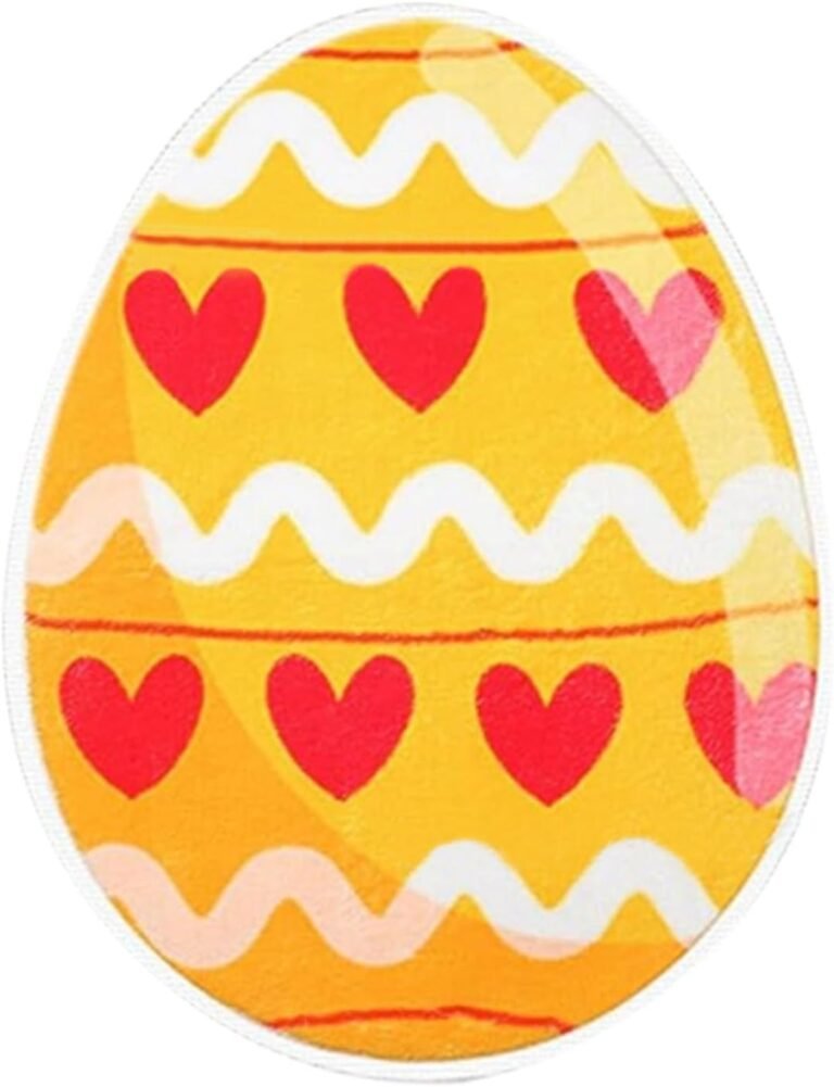 Easter Egg Area Rug, Non-Slip Backing Rug Carpet,Bedroom Living Room Study Carpet,Slip Rubber On The Back Can Be Used As A Welcome Mat Decoration (C)